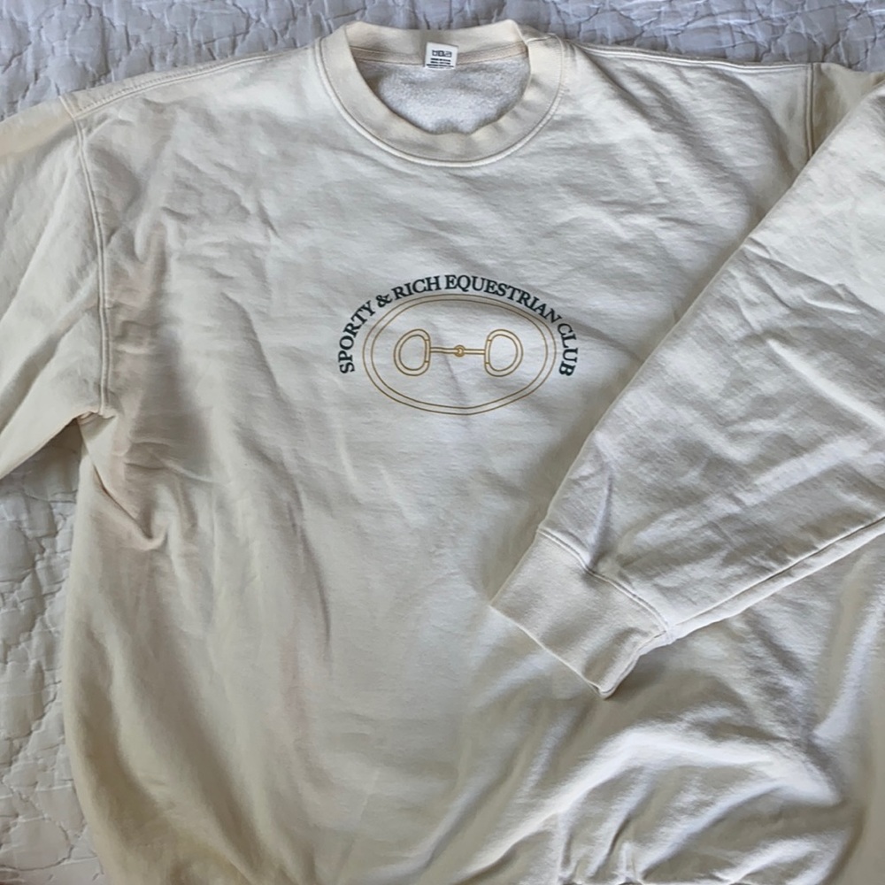 Sporty and Rich Equestrian Club Crewneck